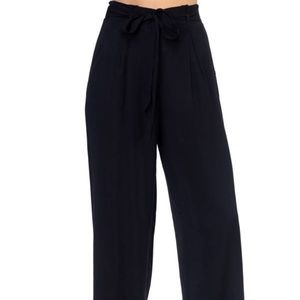 Belted Wide Leg Pants